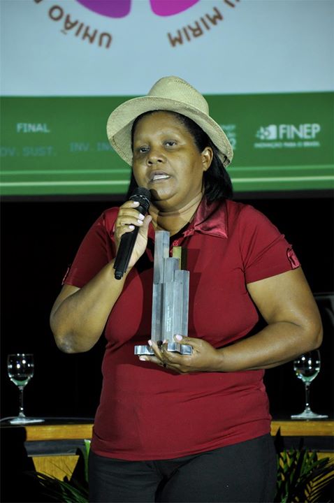 Maria Domingas Marques Pinto, da União dos Clubes de Mães do Municíio de Itapecuru Mirim, vencedora da categoria tecnologia Social.