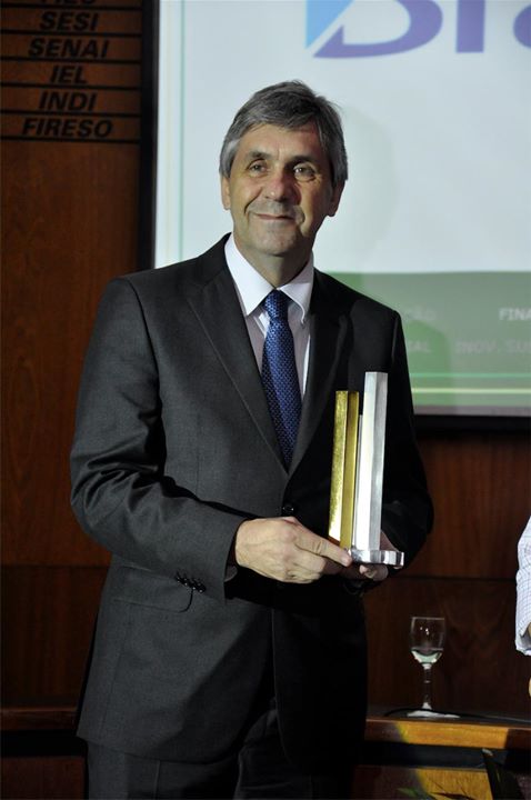 Antônio Morschbacker, da Braskem, vencedora da categoria Inovação Sustentável.