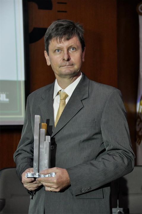 Cláudio Truchlaeff, vencedor da categoria Inventor Inovador.