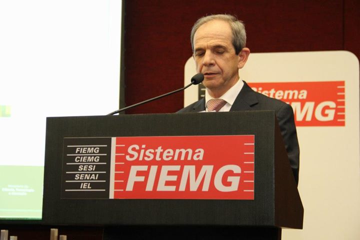Presidente em exercício da FIEMG, Luis Fernando Pires