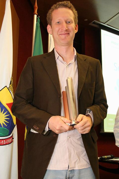Rodrigo Bandeira de Luna, representante do Instituto Seva – Cidade Democrática (SP), terceiro colocado na categoria Tecnologia Social