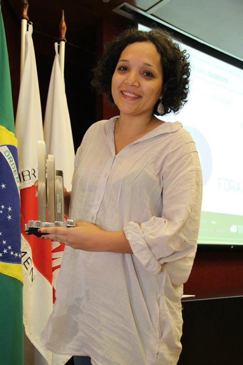 Marielle Ramires Pinto, representante da Caminho das Artes - Fora do Eixo (SP), segunda colocada na categoria Tecnologia Social