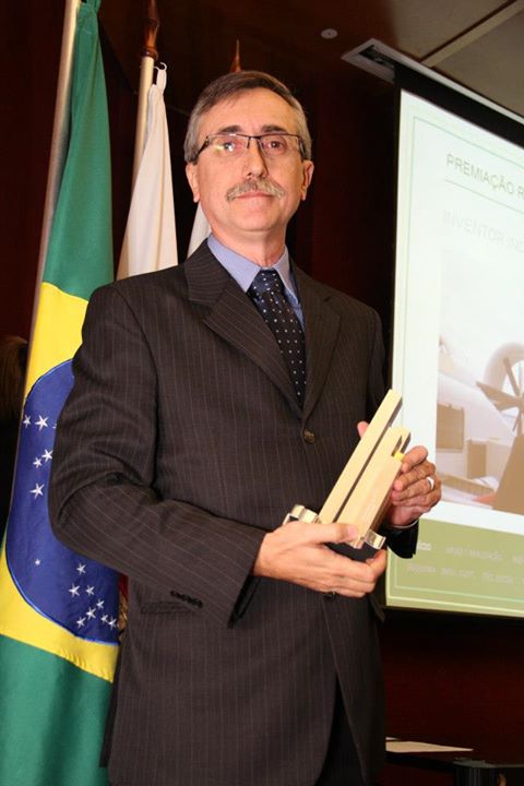 O vencedor da categoria Inventor Inovador, Marcos Aurélio Corrêa Machado, de São Paulo